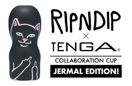 跨界酷玩：TENGA 攜手 RIPNDIP打造“中指貓”聯名飛機杯！
