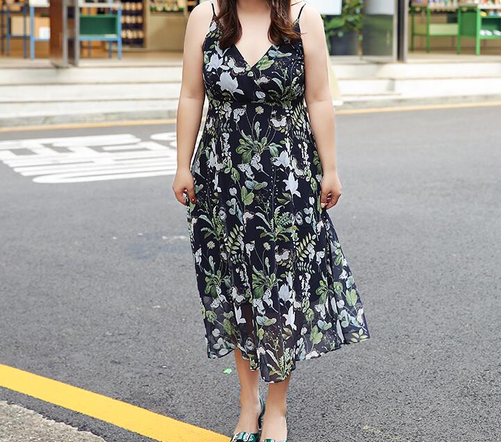體格比較大骨架大女生夏天裙子顯瘦搭配攻略圖