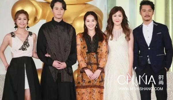TVB2019無線節目巡禮全臺小生花旦盛裝亮相紅毯現場圖