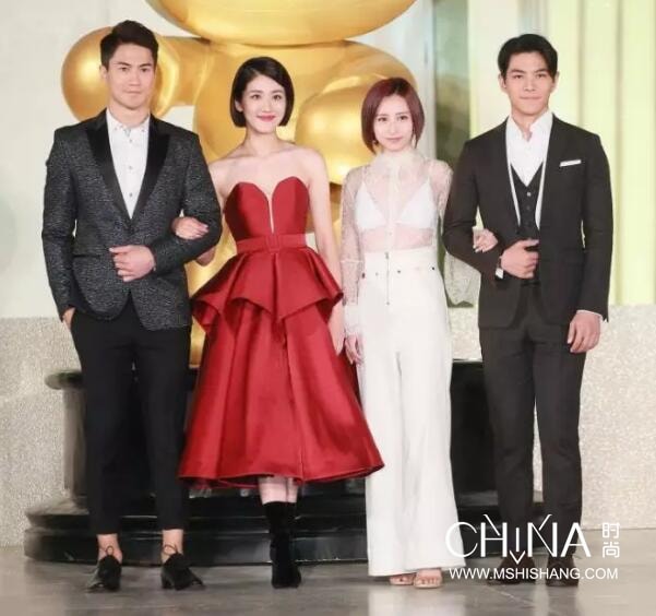 TVB2019無線節目巡禮全臺小生花旦盛裝亮相紅毯現場圖