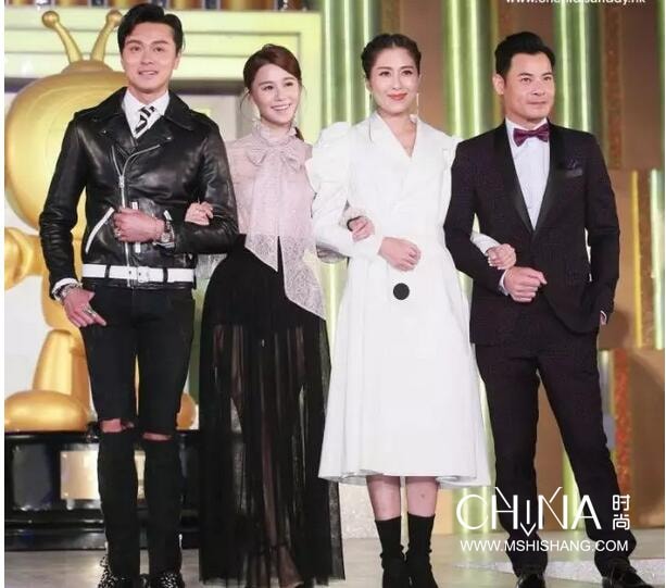 TVB2019無線節目巡禮全臺小生花旦盛裝亮相紅毯現場圖