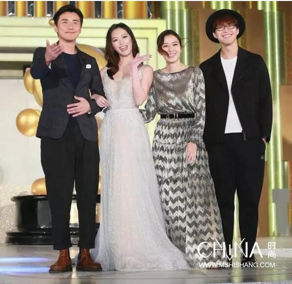 TVB2019無線節目巡禮全臺小生花旦盛裝亮相紅毯現場圖
