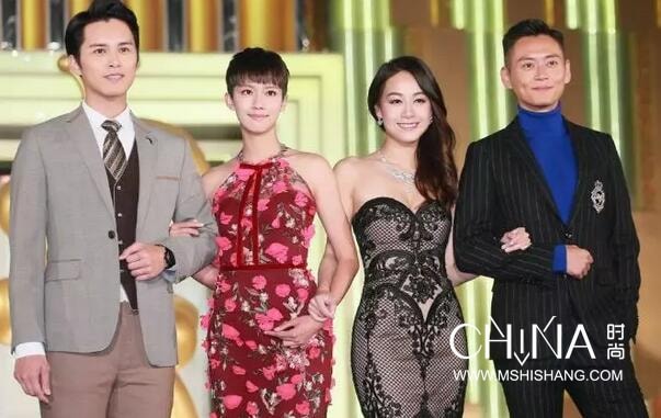 TVB2019無線節目巡禮全臺小生花旦盛裝亮相紅毯現場圖