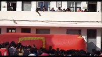 淋川中學(xué)舉行學(xué)生消防疏散演練