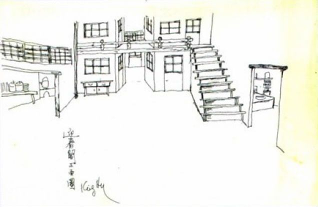 《迎春閣之風波》分鏡稿
