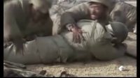 戰死的士兵被排成沖鋒的道路