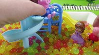 水舞珠珠粉紅小豬妹蘇菲亞小公主公園游玩244_超清