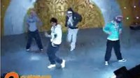 081112 藝通網(wǎng) 青春舞臺花絮韓庚勁爆舞姿
