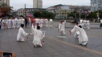 陳云線隊龍港重陽節表演花樣集體6人太極劍