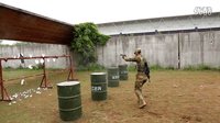 《我是特種兵之火鳳凰》現場拍攝花絮：實彈打盤子拍攝1