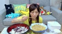【木下大胃王】宅男最愛，超方便的紫菜拌飯和紫菜炒面吃他五大碗 @柚子木字幕組_標清