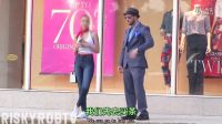 惡作劇：街頭惡搞拜金女，看到破車拒絕勾搭