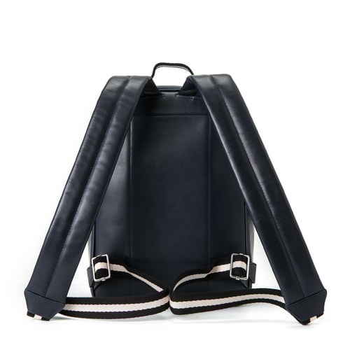 BALLY/巴利 男士牛皮手提雙肩包 TRANSFER SM/507 深藍(lán)色