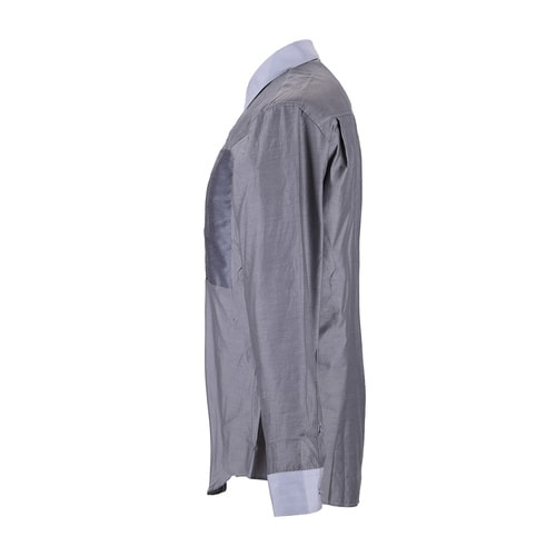 BIKKEMBERGS/畢蓋帕克 方領(lǐng)純棉長袖襯衫 C1DB618 男士襯衫