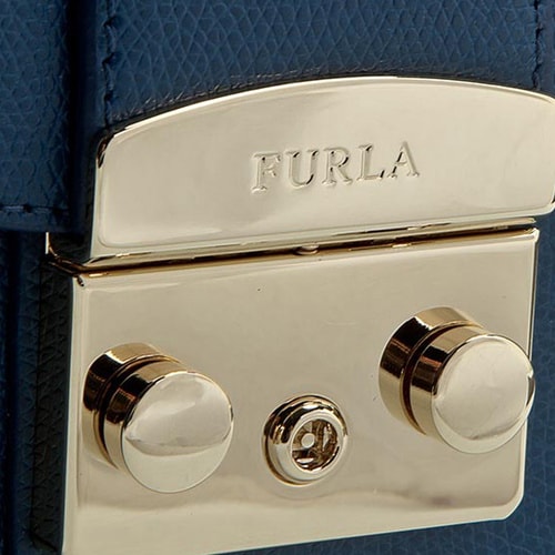 Furla 芙拉 女士藍色單肩斜挎包 820668