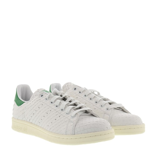 adidas/阿迪達(dá)斯 女士 真皮 logo點(diǎn)綴 拼接 鱗片紋理 運(yùn)動(dòng)鞋 BR