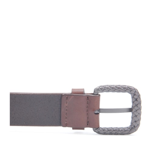 Bottega Veneta/葆蝶家 男款商務(wù)休閑牛皮腰帶