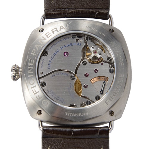 PANERAI/沛納海Radiomir系列8 Days鈦金屬手上鏈機(jī)械男表PAM00346