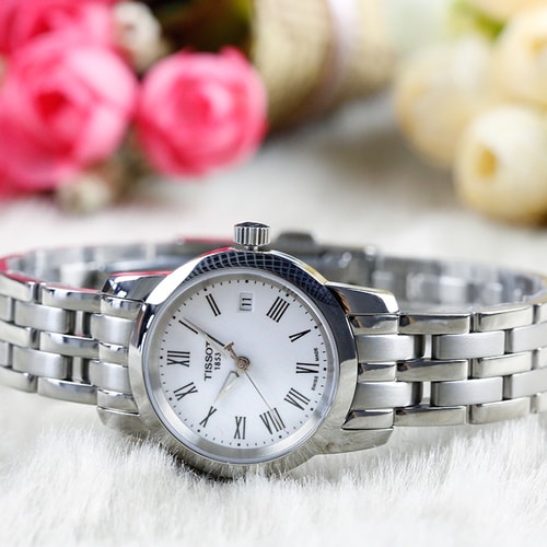 TISSOT/天梭手表經典系列休閑鋼帶石英女表T033.210.11.013.00