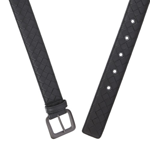 Bottega Veneta/葆蝶家 皮帶黑色牛皮男士皮帶 274472 V00101000
