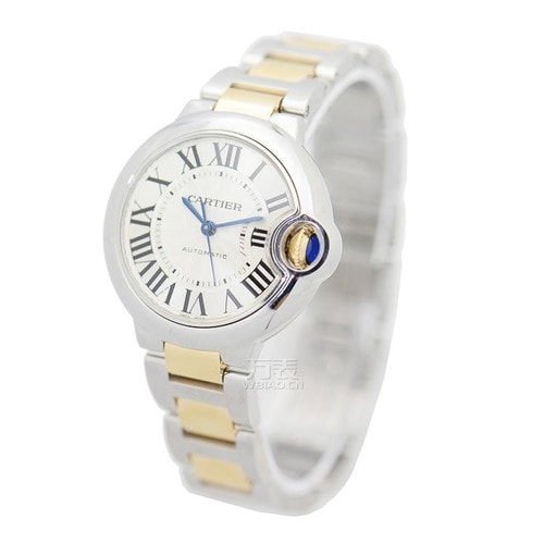 CARTIER/卡地亞藍(lán)氣球系列女士自動機(jī)械腕表W2BB0002