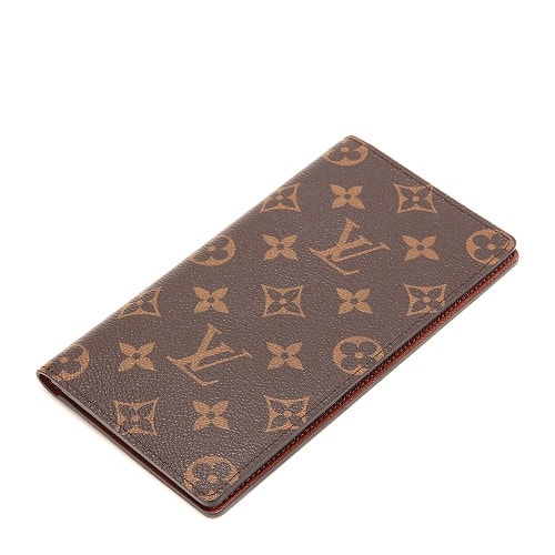 Louis Vuitton/路易威登 BRAZZA 男士 Monogram帆布 長款兩折錢包 M66540