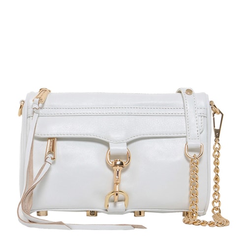 Rebecca Minkoff/瑞貝卡·明可弗 女士 真皮 金屬裝飾 單肩包 EB