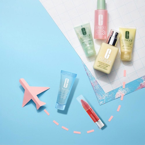 Clinique/倩碧大黃油組合裝（卓越潤膚乳200ml+宛若新生精華露15ml+蠟筆小胖唇膏筆02#1.2g）