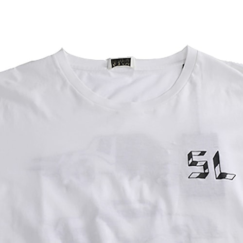 Yves saint Laurent/圣羅蘭 男士T恤 白色 XL