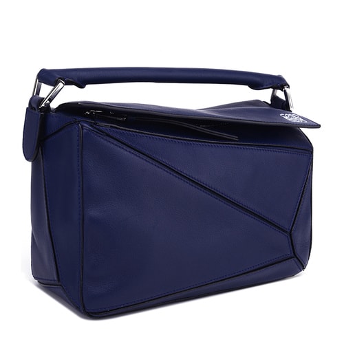 【包郵包稅】LOEWE/羅意威 女士海洋藍牛皮手提斜挎單肩包 322.30.K79 5510