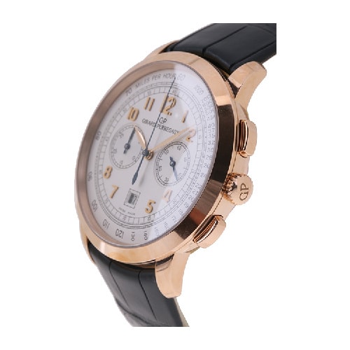 GP-Girard Perregaux/芝柏 1966系列玫瑰金男士機械腕表49542-52-151-BK6A