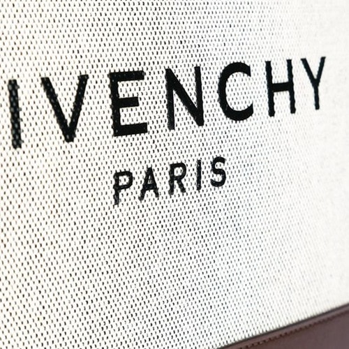 Givenchy/紀(jì)梵希 男士白褐色品牌標(biāo)志印花牛皮與棉質(zhì)混紡手拿包 BK0607 2536 284 grey brown-036
