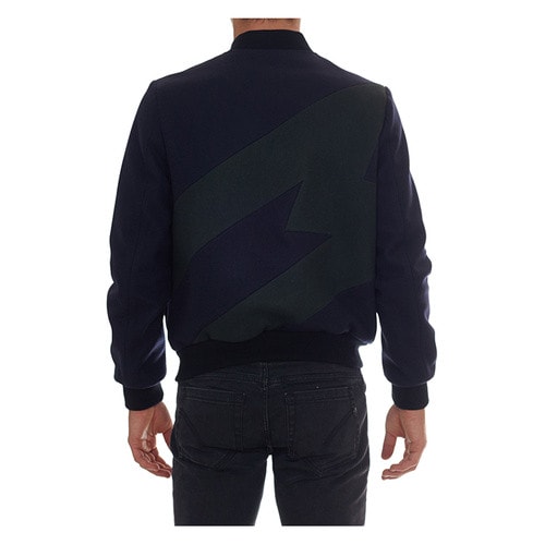 MSGM/MSGM 男士 純棉 拼接細(xì)節(jié) 夾克 BR