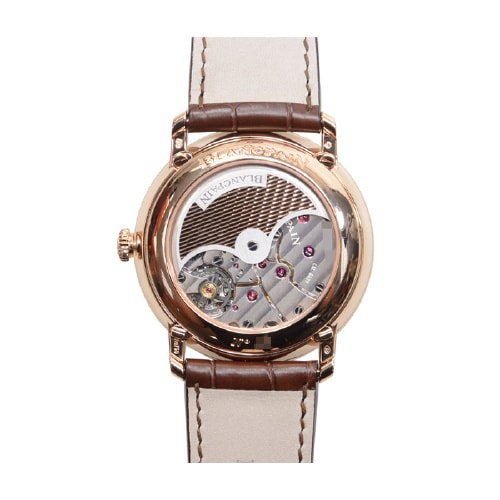 BLANCPAIN/寶珀 Villeret 玫瑰金 自動機械男表 6639-3642-55B