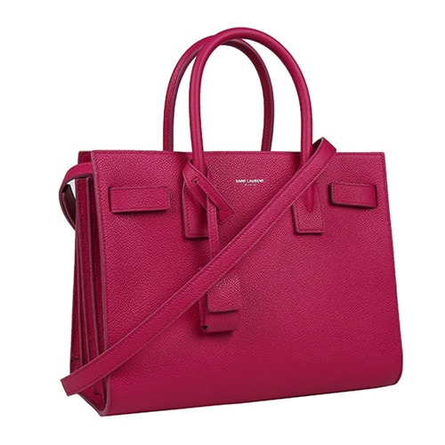 Yves saint Laurent/圣羅蘭 牛皮革YSL風(fēng)琴背提包 女士單肩包 392032B681N