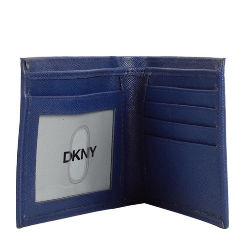 DKNY/唐娜 凱倫 牛皮 男士短款錢包錢夾禮盒裝 DKM5074-NAVY