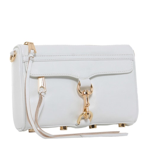 Rebecca Minkoff/瑞貝卡·明可弗 女士 真皮 金屬裝飾 單肩包 EB