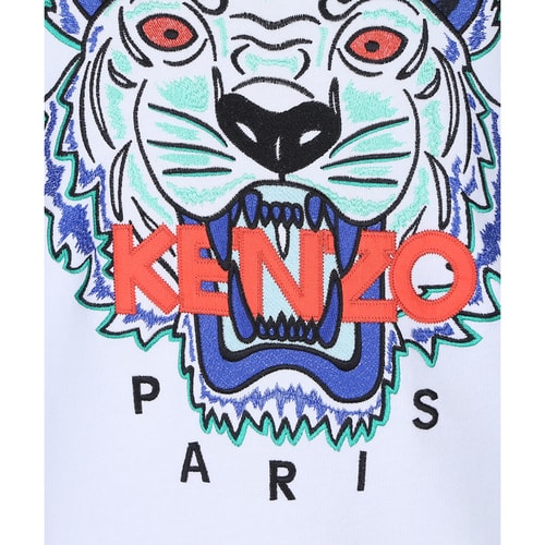 KENZO/高田賢三 2016秋冬新品長(zhǎng)袖圓領(lǐng)刺繡虎頭休閑男士衛(wèi)衣 4XW 5SW001