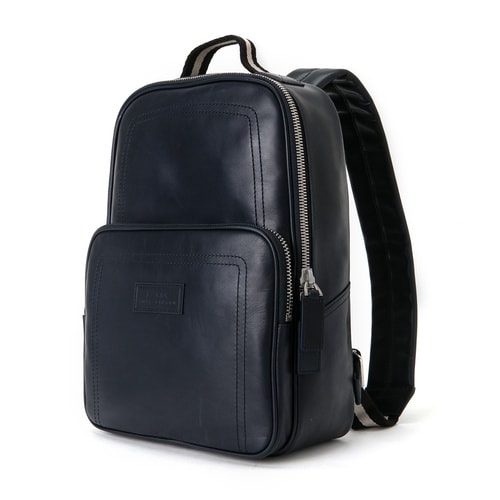 BALLY/巴利 男士牛皮手提雙肩包 TRANSFER SM/507 深藍(lán)色
