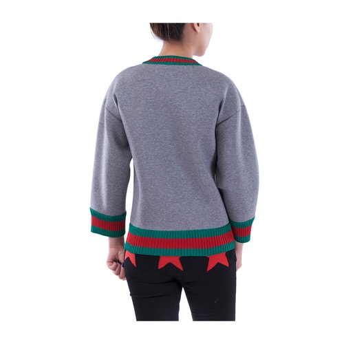 GUCCI/古馳 純棉圓領(lǐng)長袖時尚休閑女士衛(wèi)衣 GU2631201797 422724