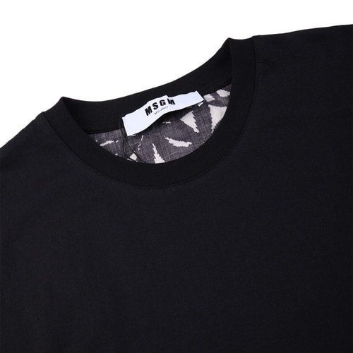 MSGM/MSGM純棉拼接短袖男士T恤，2040MM92Y 164022，25B，L
