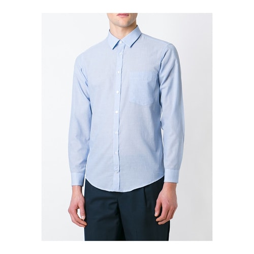 MSGM(MSGM) *男士 純棉 簡約 襯衫 AL 41 淺藍色