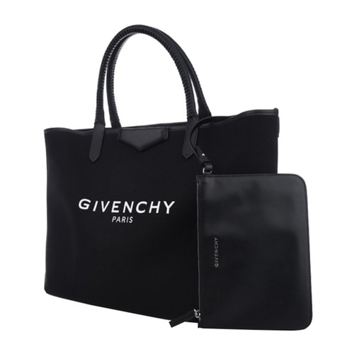 Givenchy/紀梵希 女士黑色織物/配皮手提包 %BB05323384 001