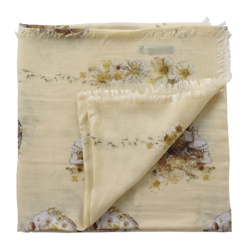 Alexander McQueen/亞歷山大麥昆 時尚骷髏頭圍巾1161904379Q1430