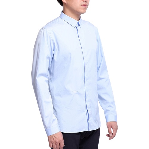 DIOR/迪奧 純棉尖領(lǐng)長袖時尚休閑男士襯衫 DR1630550135 163C501B