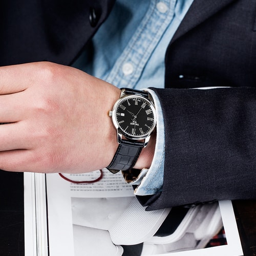 TISSOT/天梭手表 T-CLASSIC系列時(shí)尚潮流石英皮帶男表T033.410.16.053.01