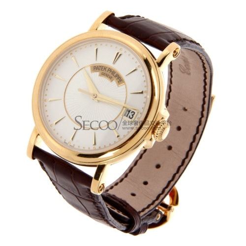 Patek Philippe/百達(dá)翡麗 Calatrava 系列男士機(jī)械腕表5153J-001