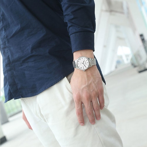 TISSOT/天梭手表 力洛克系列機械男表T41.1.483.33（全球聯(lián)保）