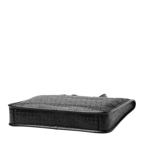 LOEWE/羅意威 女士黑色印花牛皮手提包 35823L18 1100