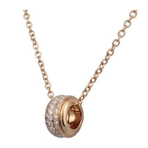 PIAGET/伯爵 Possession系列18K玫瑰金項鏈吊墜G33P0088